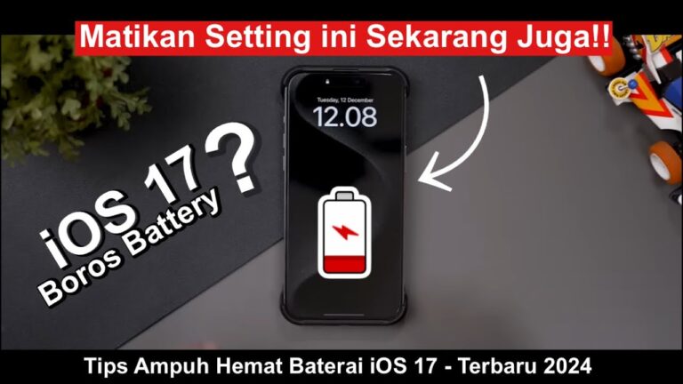 Read more about the article 10 Tips Hemat Baterai iOS 17 : iPhone Jadi Tambah Irit! ✅ – Terbaru 2024