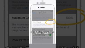 Read more about the article Cara balikin Battery Health iPhone ke 100%⁉️
