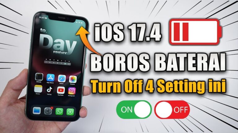 Read more about the article iOS 17.4 – Segera Ubah 4 Setting ini Bikin Boros Baterai