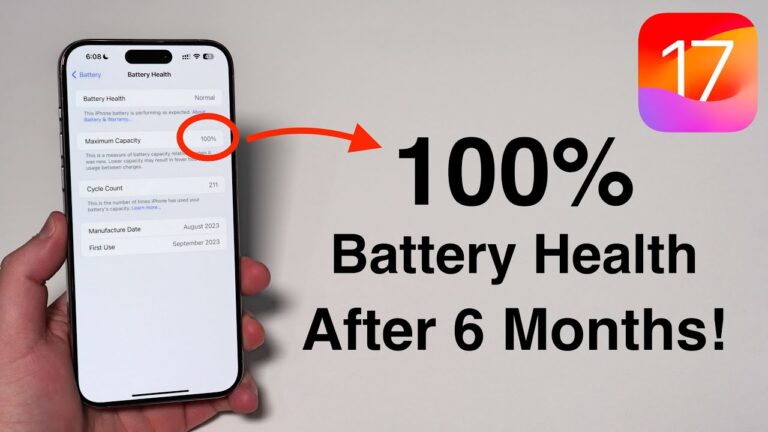 Read more about the article Kesehatan Baterai iPhone 100% Setelah 6 Bulan – Begini Caranya di iOS 17!